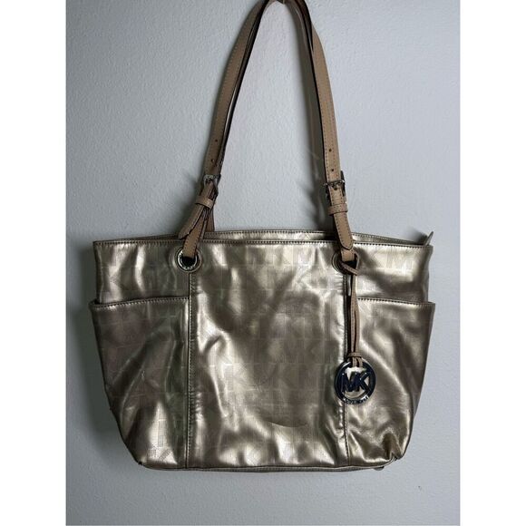 Michael Kors mirror style logo Jet Set Bag See Description - Picture 5 of 16